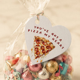Pizza My Heart Rolig Alla Hjärtans Dag Gåvor Etiketter