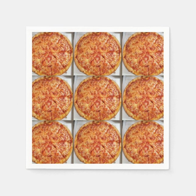 Pizza Napkins Pappersservett (Framsidan)