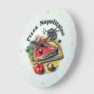 Pizza Napolitaine. Stor Klocka