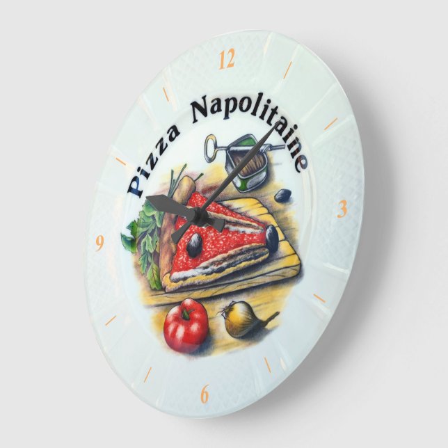 Pizza Napolitaine. Stor Klocka (Vinkel)