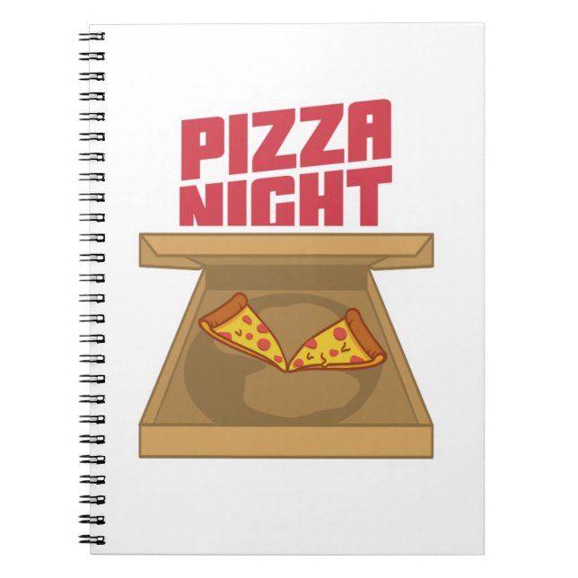 Pizza Night Anteckningsbok (Framsidan)