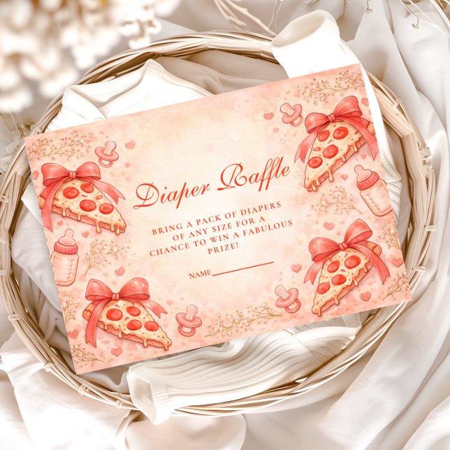 Pizza Night Diapper Raffle Tilläggskort (Skapare uppladdad)