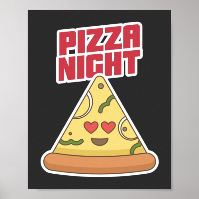 Pizza Night Poster (Framsidan)
