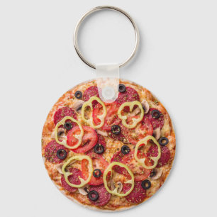 Pizza Nyckelring