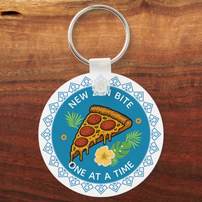 pizza nyckelring (Baksida)