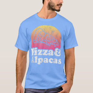 Pizza och Alpacas eller Alpaca T-Shirt