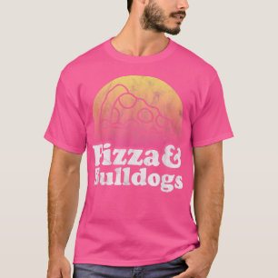 Pizza och Bulldog T Shirt