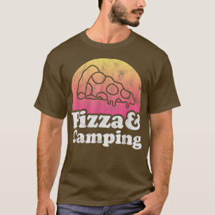 Pizza och Camping T-Shirt