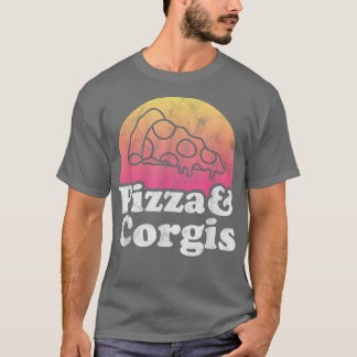 Pizza och Corgis eller Corgi T-Shirt