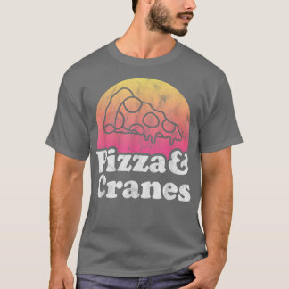Pizza och Cranes eller Crane T-Shirt