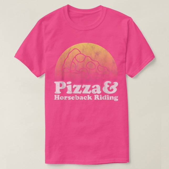 Pizza och  eller hästar  t shirt (Design framsida)