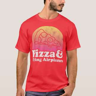 Pizza och Flygplan eller Pilot T Shirt