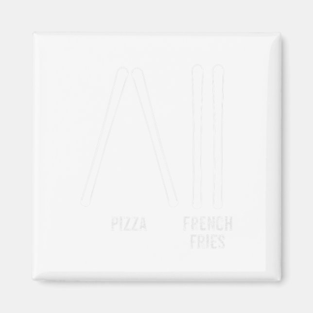 Pizza och Fransk färdas så här: Magnet (Framsidan)