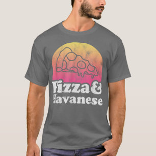 Pizza och Havanese T Shirt