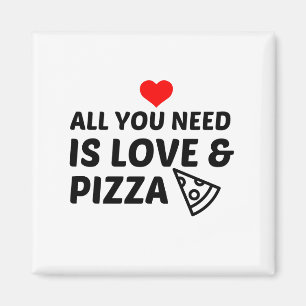 PIZZA OCH KÄRLEK MAGNET