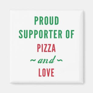Pizza och Kärlek Magnet