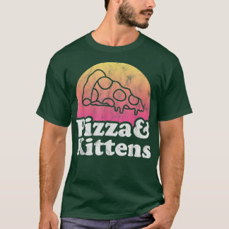 Pizza och Kittens eller Kitten  T Shirt