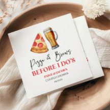 Pizza och öl före jag görs par-barnkalas