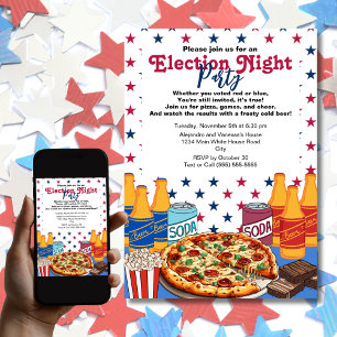 Pizza och Öl Valnattfest 2024 Inbjudningar