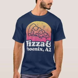 Pizza och Phoeni, AZ eller Arizona T Shirt