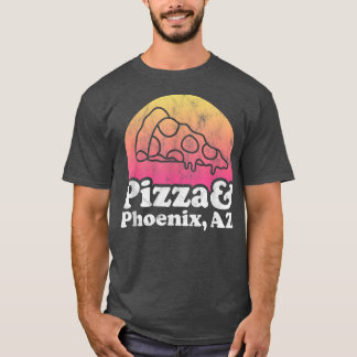 Pizza och Phoenix, AZ eller Arizona T Shirt