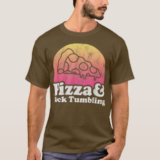 Pizza och Sten Tumbling T Shirt