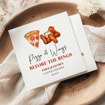 Pizza och Wings före ringarna Brudparsdusch