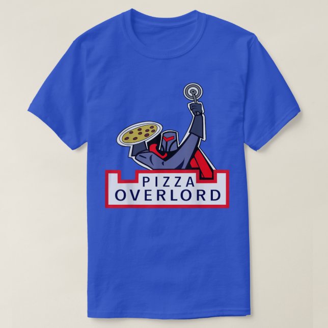 Pizza Overlords T Shirt (Design framsida)