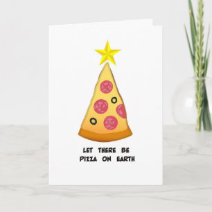 Pizza på jorden helgkort