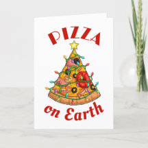 Pizza på Jul på jorden