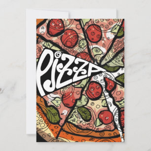 Pizza Paj Julkort