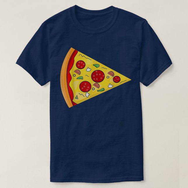 Pizza Paj & Slice Pappa och Son Matching Pizza Fat T Shirt (Design framsida)