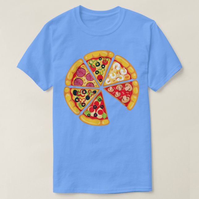 Pizza Paj & Slice Pappa och Son Matching Pizza Fat T Shirt (Design framsida)