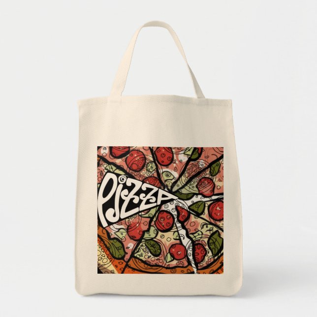 Pizza Paj Tygkasse (Framsidan)