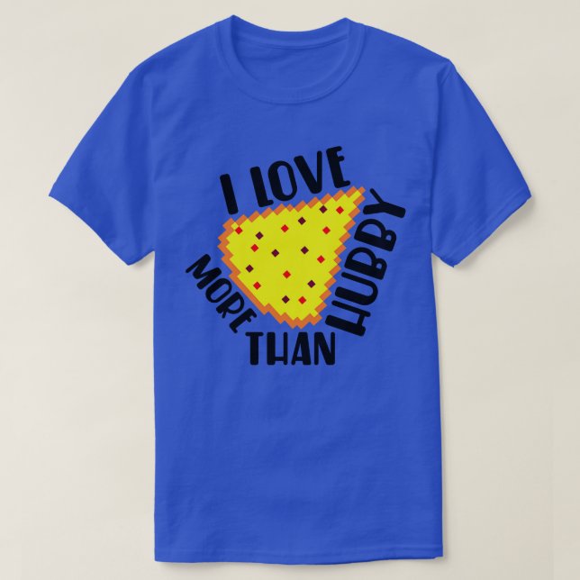 Pizza par kärlek lustig t shirt (Design framsida)