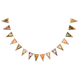 Pizza Party Birthday Flagga Banner