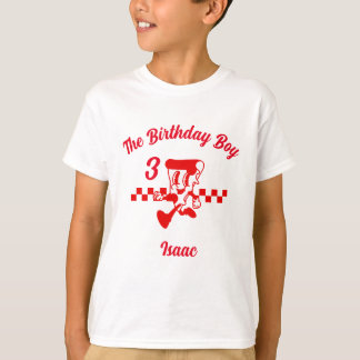 Pizza Party Birthday Kids Tshirt T Shirt