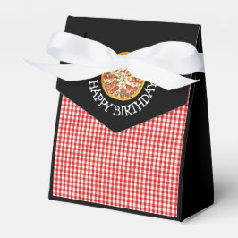 Pizza Party Candy Favor Bags för Födelsedagsfest Presentaskar