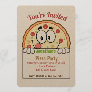Pizza Party Inbjudan