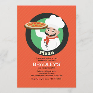 Pizza Party-inbjudan Inbjudningar
