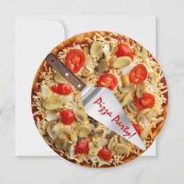 pizza party-inbjudan inbjudningar