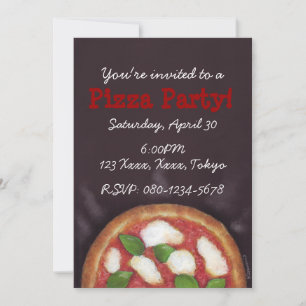 Pizza Party! Inbjudningar