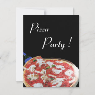 PIZZA PARTY, ITALIAN KITCHEN-middag, brunch Inbjudningar