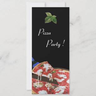 PIZZA PARTY, ITALIAN KITCHEN-middag, brunch Inbjudningar