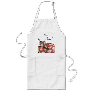 PIZZA PARTY, ITALIAN KITCHEN-middag, brunch Långt Förkläde