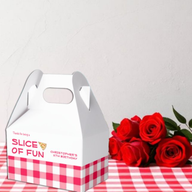 Pizza Party Kids Birthday Presentaskar (Skapare uppladdad)