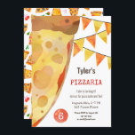 Pizza Party Kids Watercolor Birthday Inbjudningar<br><div class="desc">Pizza Party Kids Watercolor Birthday Investigation. www.SamAnnDesigns.com</div>