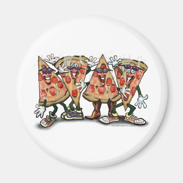 Pizza Party Magnet (Framsidan)