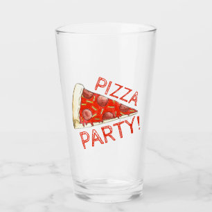 Pizza Party New York Pepperoni Cheese Slice Paj Glaskopp