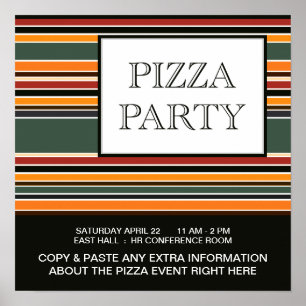 pizza party rand poster